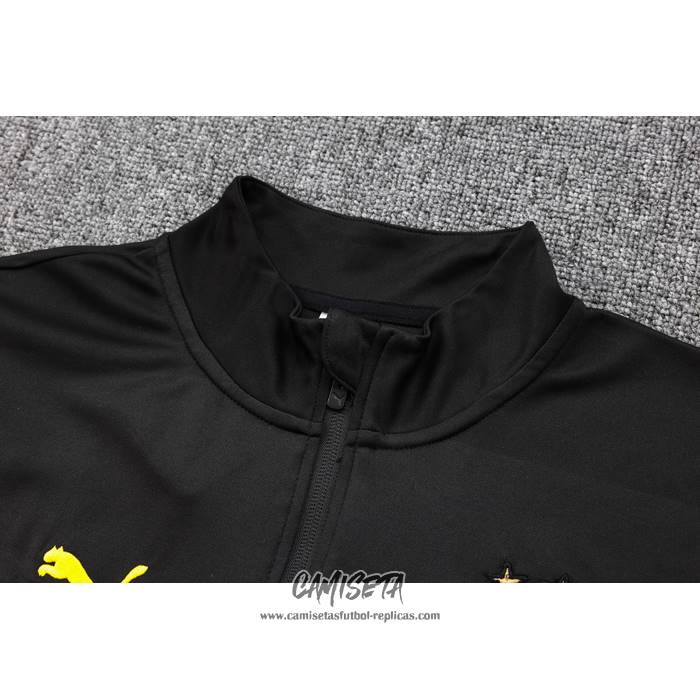 Chandal de Sudadera del Borussia Dortmund 2023-2024 Negro